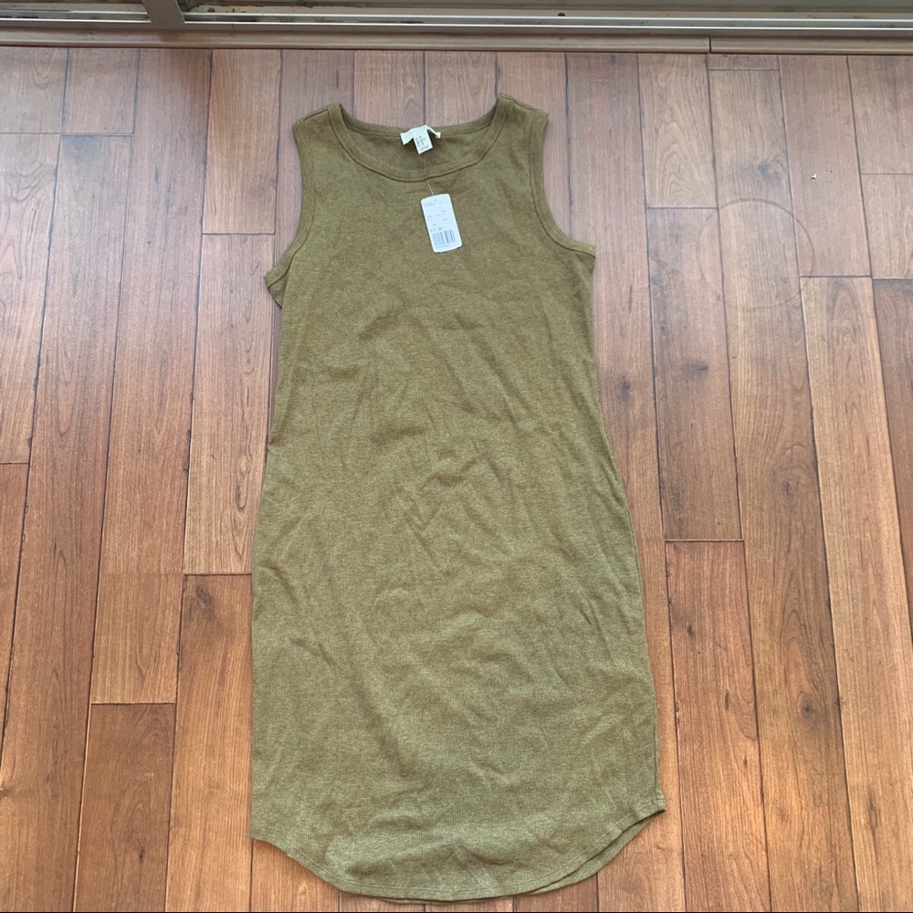 Olive Green Bodycon Dress